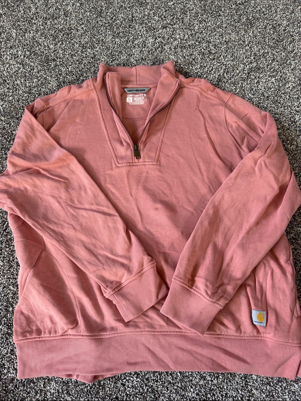 Carhartt Women's Rose Quarter-Zip Pullover Sweatshirt